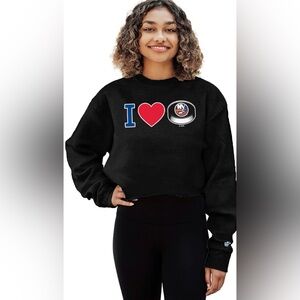 Blue 84 Black 'I Love NY' Graphic Women's Sweatshirt